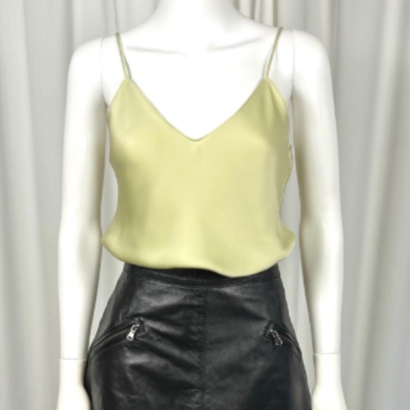 Polo Ralph Lauren Sheer Satin Camisole Lingerie Tank Top in Soft Pastel Green XS - Picture 7 of 10